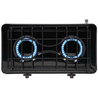 Foto 2 | Foto 2 | Parrilla de Mesa Garell PM2Q-N color Negro 2 Quemadores