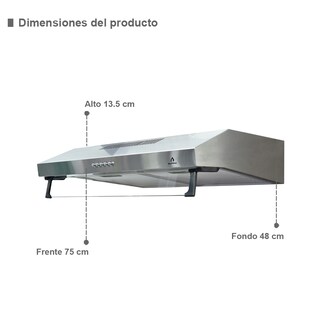Foto 2 | Foto 2 | Combo Prato Campana De Pared Nube Supra A-76 Y Parrilla De Gas 5q-ps-76