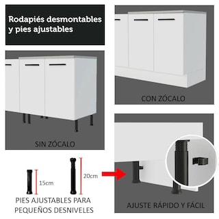 Foto 8 | Foto 8 | Cocina de Esquina Madesa Ágata 499 cm - Espacio y Funcionalidad Garantizados