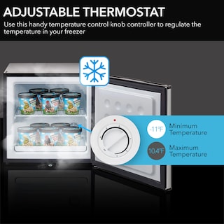 Foto 4 | Foto 4 | Congelador Vertical Whynter Cuf-112ss Mini 32l De Acero Inoxidable - Venta Internacional.