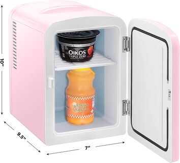 Foto 4 | Foto 4 | Mini Refrigerador Portátil Chefman RJ48-PINK-4 color Rosa