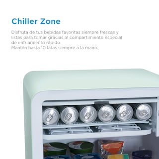 Foto 3 | Foto 3 | Frigobar Midea Retro Look 4 Pies Cúbicos/106 L Menta Always Cool