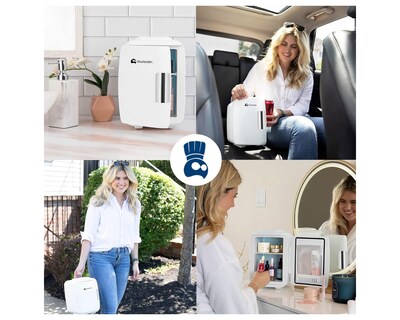 Foto 7 | Foto 7 | Mini Refrigerador Frigobar Mini Multifuncional Capacidad De 4l Para 6 Latas Bluelander