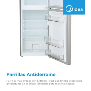 Foto 6 | Foto 6 | Frigobar Midea Dos Puertas Low Frost 5 Pies Gris MDRT128CCNLS