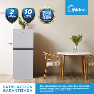 Foto 8 | Foto 8 | Frigobar Midea Dos Puertas Low Frost 5 Pies Gris MDRT128CCNLS