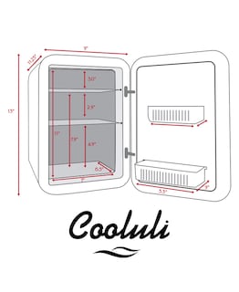 Foto 7 | Foto 7 | Mininevera Cooluli De 10 Litros Para Dormitorio, Coche, Oficina O Dormitorio, Color Blanco - Venta Internacional.