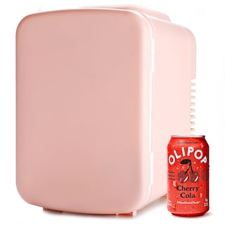 Foto 1 | Foto 1 | Minirefrigerador Healsmart De 4 Litros Y 6 Latas Enfriador Y Calentador Color Rosa 100-120 V - Venta Internacional.