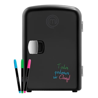Foto 1 | Foto 1 | Mini Refri Masterchef color Negro Draw-Erase 4 L