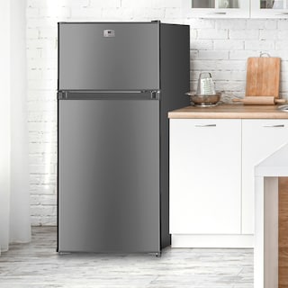 Foto 5 | Foto 5 | Refrigerador White Westinghouse WWCR44125LHS Acero Doble Puerta 4.4p