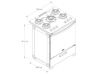 Foto 6 | Foto 6 | Estufa Whirlpool al Piso Gas 30'' Side Door Wfr7600s