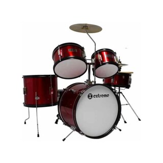 Foto 1 | Foto 1 | Batería Junior Extreme Rojo Brillante con Aro Negro