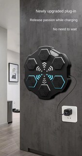 Foto 4 | Foto 4 | Máquina De Entrenamiento De Boxeo, Música, Montada En La Pared Con Guantes - Venta Internacional.