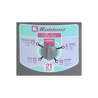 Foto 3 | Foto 3 | Lavadora Koblenz Lrkf21p 21 Kg Thalia Redonda Superior