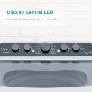 Foto 7 | Foto 7 | Lavadora Midea MA500W23/W color Blanco Carga Superior Vortex Wash 23 KG Agitador 5 Perillas