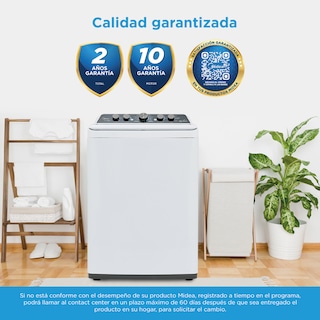 Foto 8 | Foto 8 | Lavadora Midea MA500W23/W color Blanco Carga Superior Vortex Wash 23 KG Agitador 5 Perillas