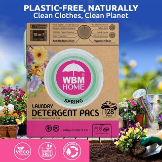 Foto 4 | Foto 4 | Detergente En Cápsulas Wbm Home Spring Fragrance, 128 Unidades - Venta Internacional.