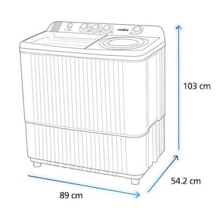 Foto 5 | Foto 5 | Lavadora Semiautomática Mabe Doble Tina 18 k