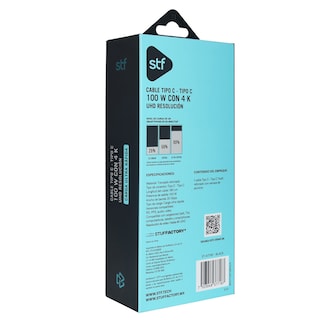 Foto 8 | Foto 8 | Cable Usb C A C 100w 4k Uhd 1.8m: Carga Ultra Rápida Y Video