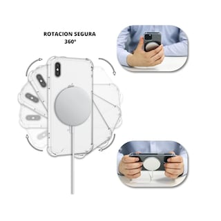 Foto 3 | Foto 3 | Funda Genérica Compatible con Batería Magsafe para iPhone 12 color Transparente