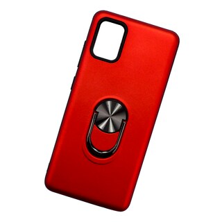 Foto 1 | Foto 1 | Funda Triche Diseño Híbrida Anillo para Samsung Galaxy A51 color Rojo