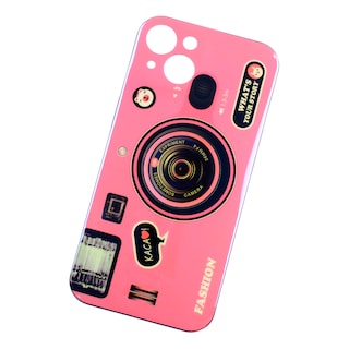 Foto 2 | Foto 2 | Kit Triche para iPhone 13 Case Cámara Rosa + So + Cristal 9D