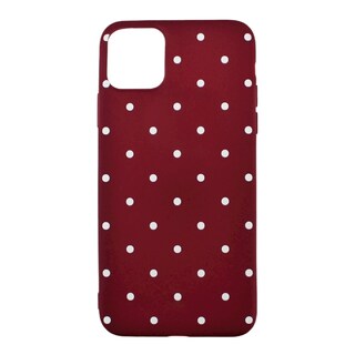 Foto 1 | Foto 1 | Funda Triche Diseño Puntos Flexible color Vino para iPhone 11 Pro