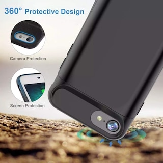 Foto 4 | Foto 4 | Funda Cargador Powerbank 8000mah para iPhone 7/8 Plus Protección 2 en 1