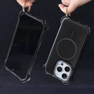 Foto 7 | Foto 7 | Funda Transparente Uso Rudo Ultra Bounce Para Iphone 14 Pro Color Negro