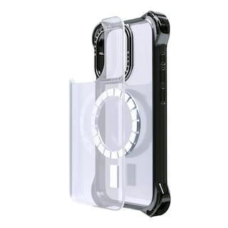 Foto 3 | Foto 3 | Funda Transparente Uso Rudo Ultra Bounce Para Iphone 15 Pro Transparente Con Negro Magsafe