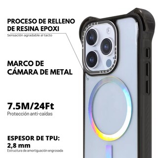 Foto 6 | Foto 6 | Funda Ultra Bounce Epoxi para iPhone 14 Pro Max Tornasol