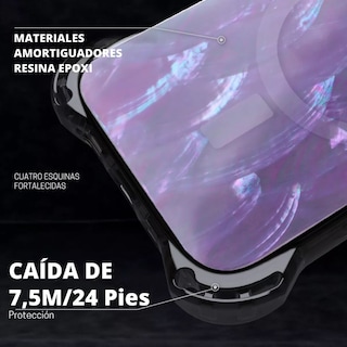 Foto 4 | Foto 4 | Funda Uso Rudo Ultra Bounce Concha Nacar Para Iphone 14 Pro Concha Morada Magsafe