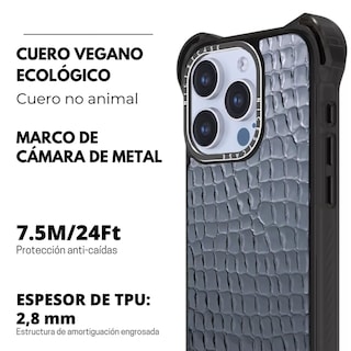 Foto 7 | Foto 7 | Funda Uso Rudo Para Iphone Magsafe Ultra Bounce Animal Print Protector Para Iphone 14 Plus/15 Plus Cobra