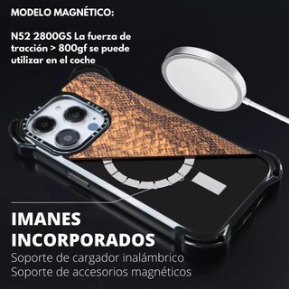 Foto 7 | Foto 7 | Funda de Uso Rudo para iPhone Mr. Gadgets Magsafe Ultra Bounce Animal Print