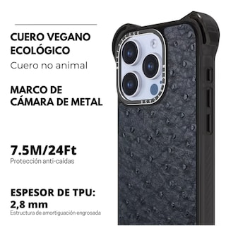 Foto 8 | Foto 8 | Funda Uso Rudo Para Iphone Magsafe Ultra Bounce Animal Print Protector Para Iphone 15 Pro / Cocodrilo