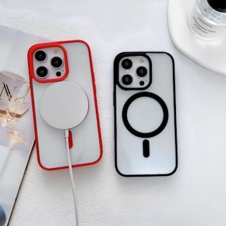 Foto 8 | Foto 8 | Kit Mica Cámara + Funda Case Transparente con Rojo para iPhone 16 Pro