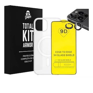 Foto 3 | Foto 3 | Kit Funda + Mica Pantalla + Aros Cámara Para Iphone Magsafe Para Iphone 14 Pro / Titanio