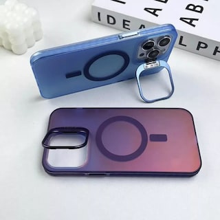 Foto 6 | Foto 6 | Funda Case Tornasol Soporte Premium Para Iphone 16 Magsafe Para Iphone 16 Plus Color Rosa