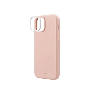 Foto 3 | Foto 3 | Funda UNIQ Lino (Magclick) para iPhone 14 Magsafe Silicón Premium Híbrida