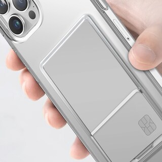Foto 3 | Foto 3 | Funda para iPhone 15 Transparente con Tarjetero