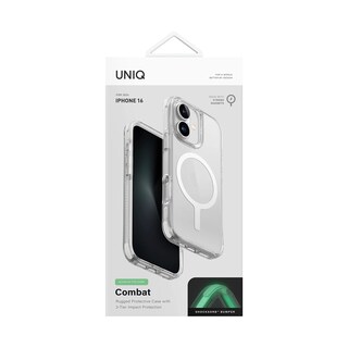 Foto 6 | Foto 6 | Funda Para Iphone 16 Verde Lima | Blanco Combat (magclick™) De Uniq