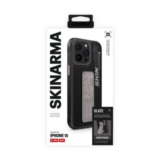 Foto 6 | Foto 6 | Funda para iPhone 15 Pro Gris Slate de Skinarma