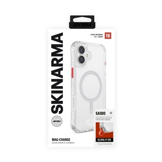 Foto 5 | Foto 5 | Funda Skinarma Saido (Mag-Charge) Transparente para iPhone 16