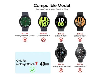 Foto 2 | Foto 2 | 2x Xtellar Funda Case Para Galaxy Watch 7 Protector Pantalla