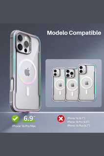 Foto 2 | Foto 2 | Funda Aluminio Raptic Shield Maganetico Para Iphone 16 Pro Max Quartz