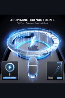 Foto 4 | Foto 4 | Funda Aluminio Raptic Shield Maganetico Para Iphone 16 Plus Blue Gradient