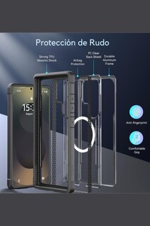 Foto 6 | Foto 6 | Funda Aluminio Raptic Shield Uso Rudo Magnetico Para Samsung S25 Ultra Negro