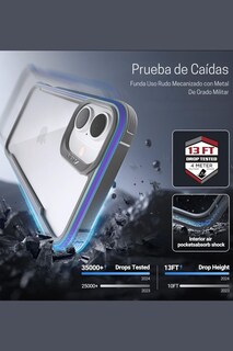 Foto 3 | Foto 3 | Funda Aluminio Raptic Shield Uso Rudo Para Iphone 16 Iridicente