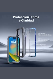 Foto 4 | Foto 4 | Funda Aluminio Raptic Shield Uso Rudo Para Iphone 16 Iridicente
