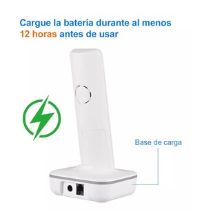 Foto 2 | Foto 2 | Teléfono Inalámbrico Con Contestador Automático Blanco