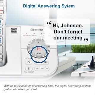 Foto 4 | Foto 4 | Venta Internacional - Teléfono Inalámbrico Vtech Vs112-17 Dect 6.0 Bluetooth Con Contestador